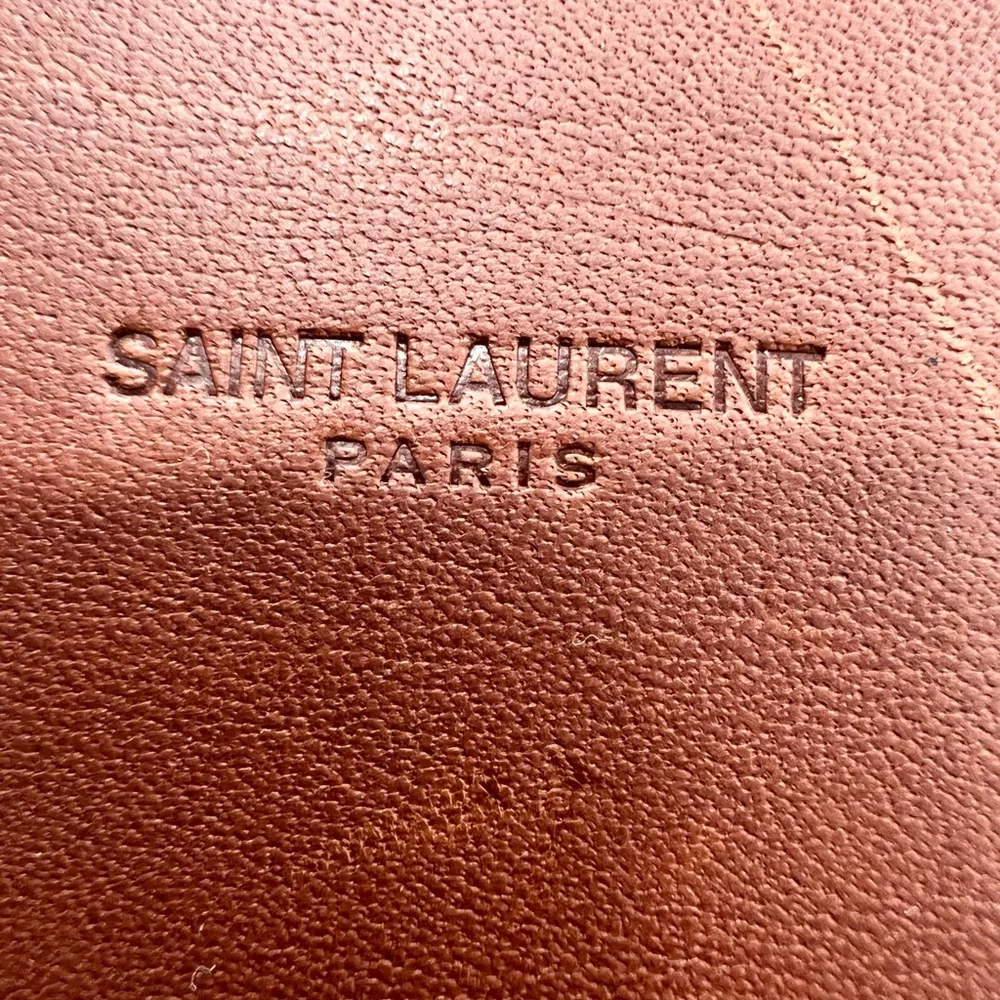 Saint Laurent Le Monogramme leather-trimmed printed coated-canvas bucket bag - Picture 10 of 16